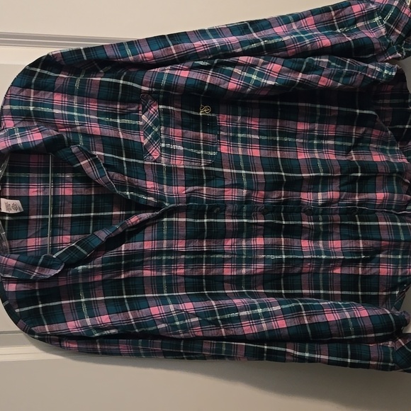 Victoria's Secret Green and Pink Plaid Pajama Set - Picture 10 of 11